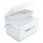 Neat Nursery Baby Box Organiser White